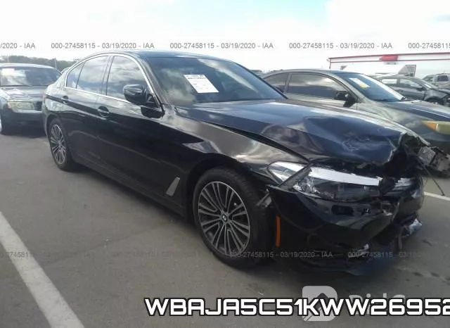 WBAJA5C51KWW26952 2019 BMW 5 Series, 530 I