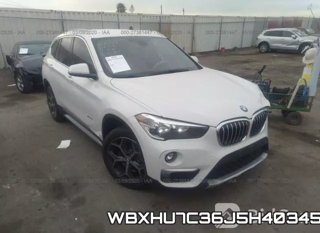 WBXHU7C36J5H40345 2018 BMW X1, Sdrive28I