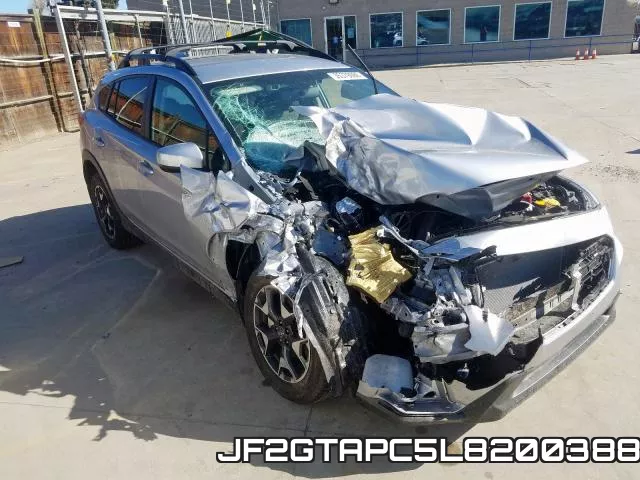 JF2GTAPC5L8200388 2020 Subaru Crosstrek, Premium