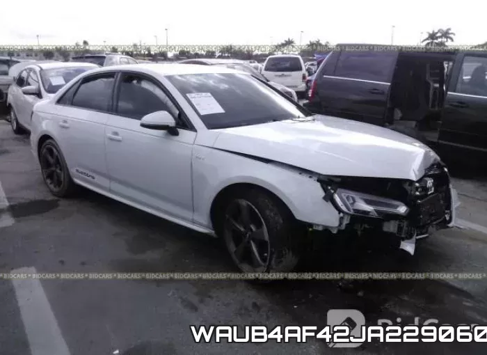 WAUB4AF42JA229060 2018 Audi S4, Premium Plus