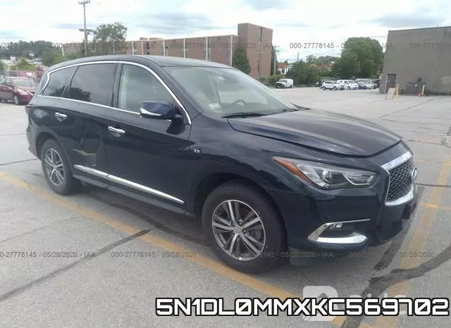 5N1DL0MMXKC569702 2019 Infiniti QX60, Luxe/Pure