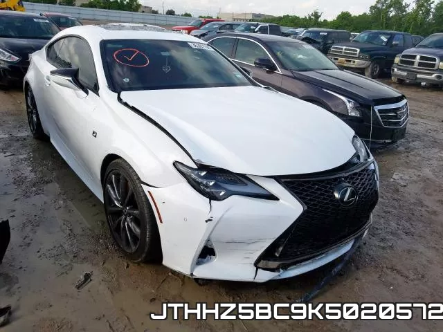 JTHHZ5BC9K5020572 2019 Lexus RC, 350