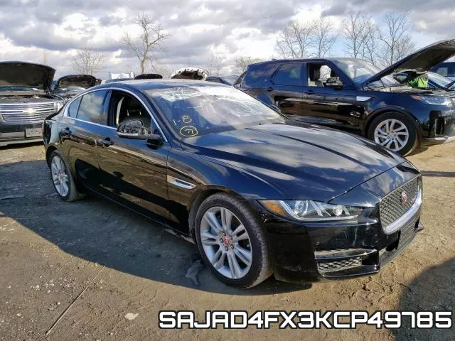SAJAD4FX3KCP49785 2019 Jaguar XE, Premium