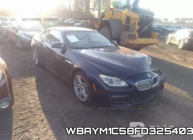 WBAYM1C58FD325403 2015 BMW 6 Series, 650 XI