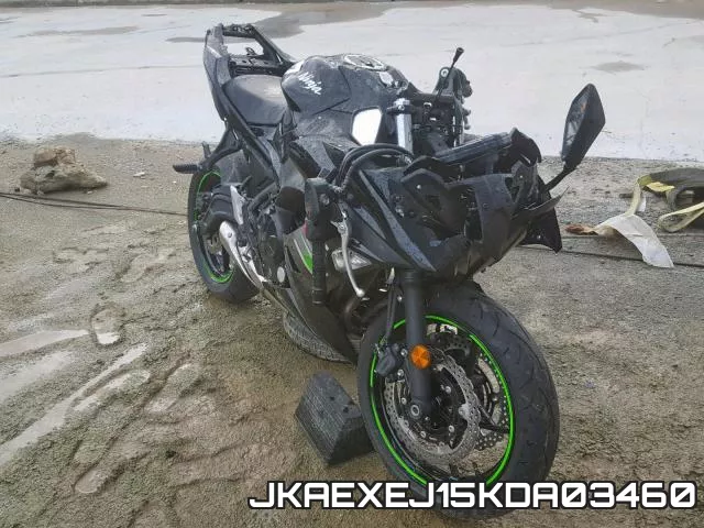 JKAEXEJ15KDA03460 2019 Kawasaki EX650, J