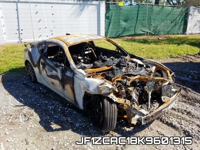 JF1ZCAC18K9601315 2019 Subaru BRZ, Limited
