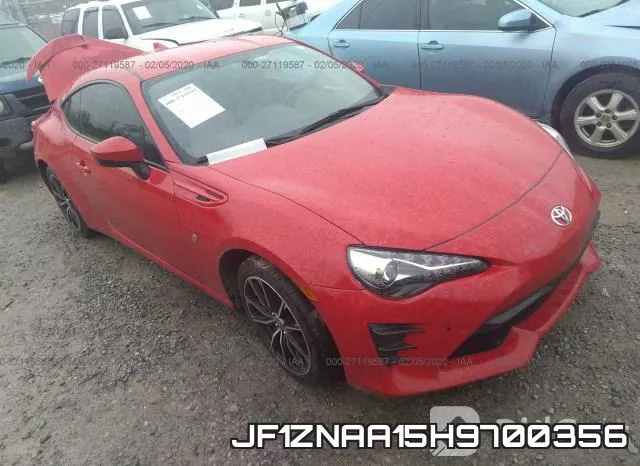 JF1ZNAA15H9700356 2017 Toyota 86, Special Edition