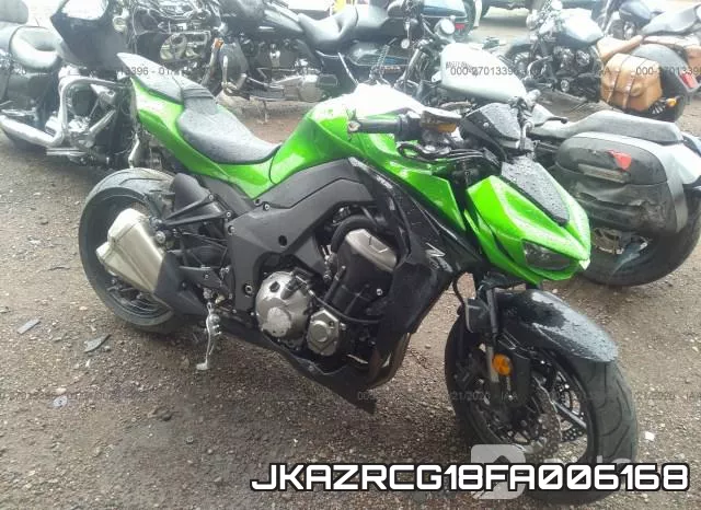 JKAZRCG18FA006168 2015 Kawasaki ZR1000, G