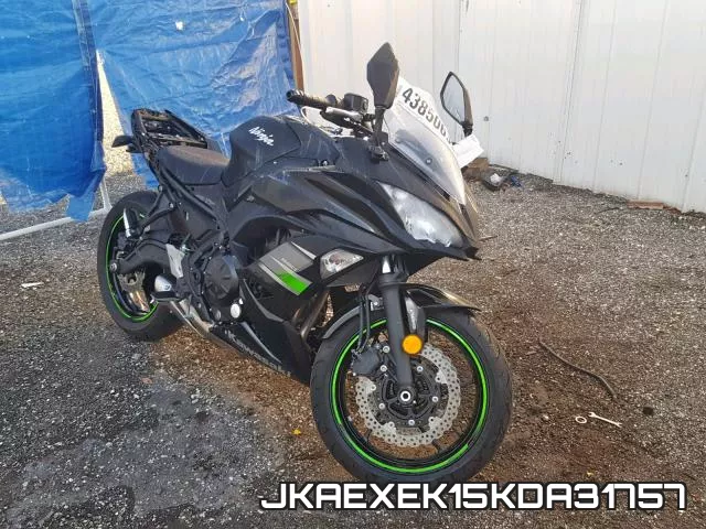 JKAEXEK15KDA31757 2019 Kawasaki EX650, F
