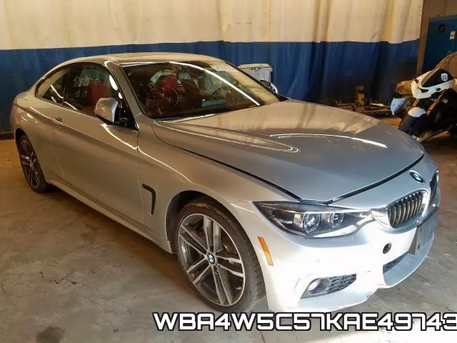WBA4W5C57KAE49743 2019 BMW 4 Series, 430XI