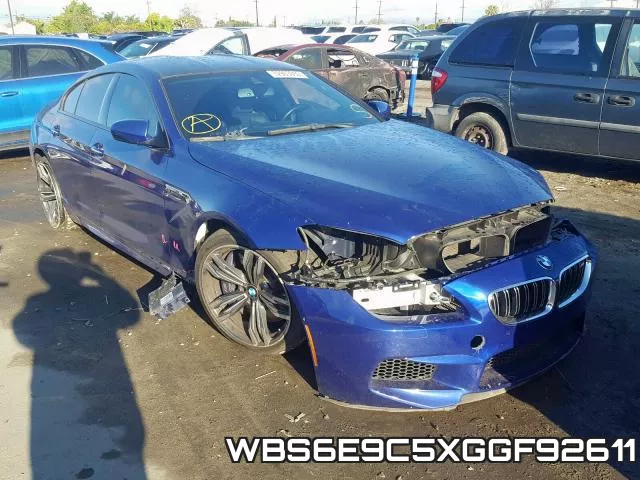WBS6E9C5XGGF92611 2016 BMW M6, Gran Coupe
