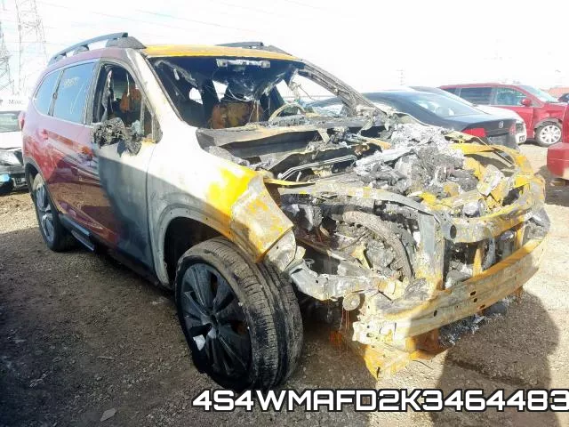 4S4WMAFD2K3464483 2019 Subaru Ascent, Premium