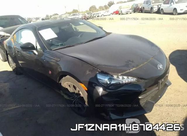 JF1ZNAA11H8704426 2017 Toyota 86, Special Edition