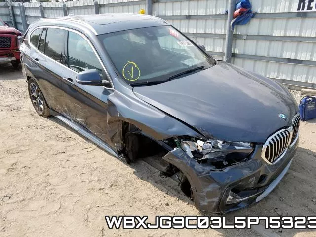 WBXJG9C03L5P75323 2020 BMW X1, Xdrive28I