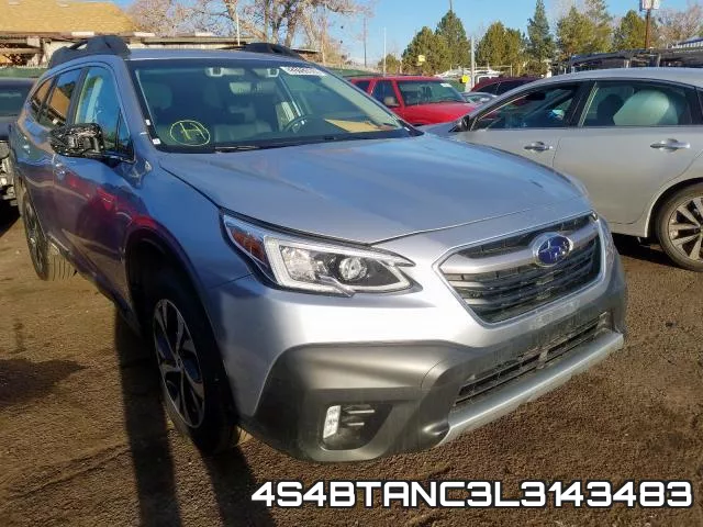 4S4BTANC3L3143483 2020 Subaru Outback, Limited