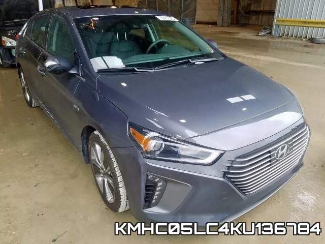 KMHC05LC4KU136784 2019 Hyundai Ioniq, Limited