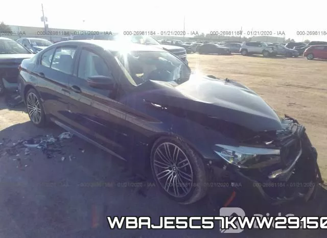 WBAJE5C57KWW29150 2019 BMW 5 Series, 540 I