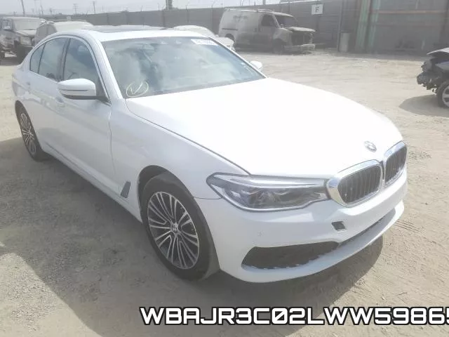 WBAJR3C02LWW59865 2020 BMW 5 Series, 530 I