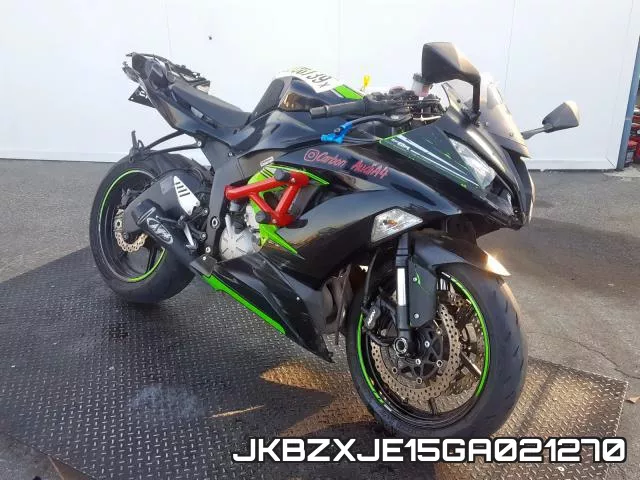 JKBZXJE15GA021270 2016 Kawasaki ZX636, E