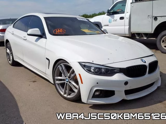 WBA4J5C50KBM65126 2019 BMW 4 Series, 440I Gran Coupe