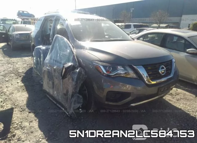 5N1DR2AN2LC584753 2020 Nissan Pathfinder, S