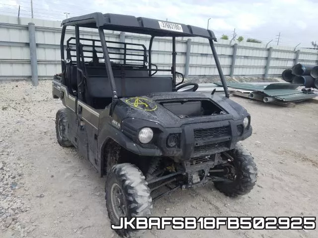 JKBAFSB18FB502925 2015 Kawasaki KAF820, B