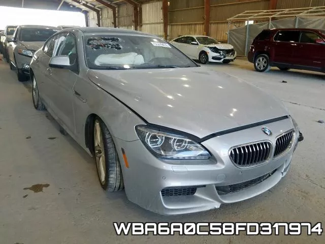 WBA6A0C58FD317974 2015 BMW 6 Series, 640 I Gran Coupe