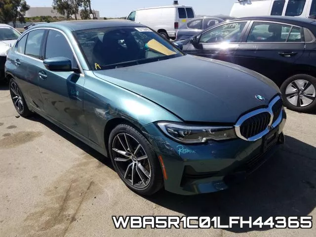 WBA5R1C01LFH44365 2020 BMW 3 Series, 330I