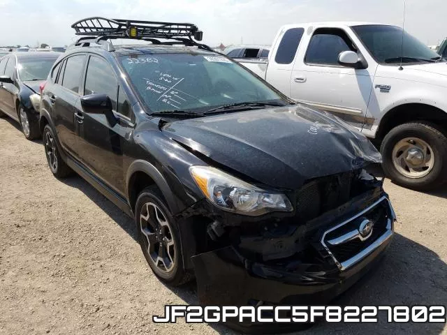 JF2GPACC5F8227802 2015 Subaru XV, 2.0 Premium