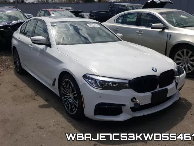 WBAJE7C53KWD55461 2019 BMW 5 Series, 540 XI