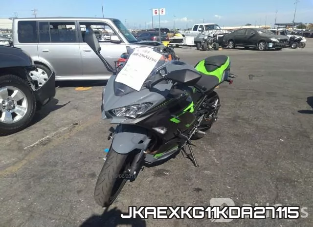 JKAEXKG11KDA27115 2019 Kawasaki EX400