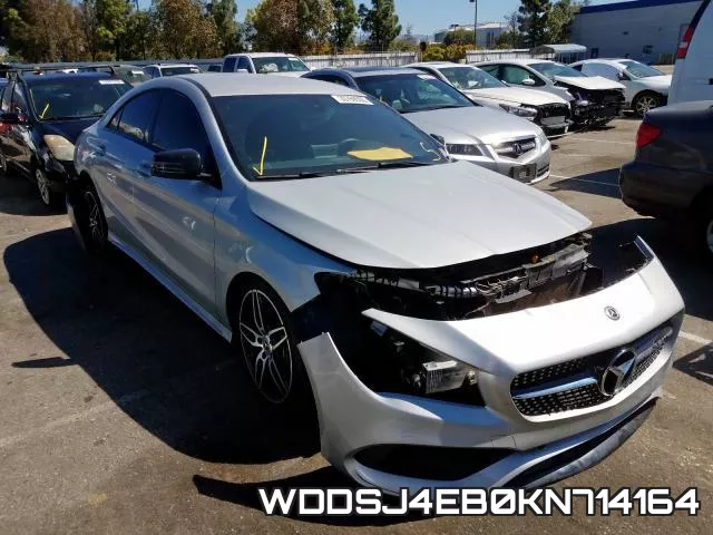 WDDSJ4EB0KN714164 2019 Mercedes-Benz CLA-Class,  250