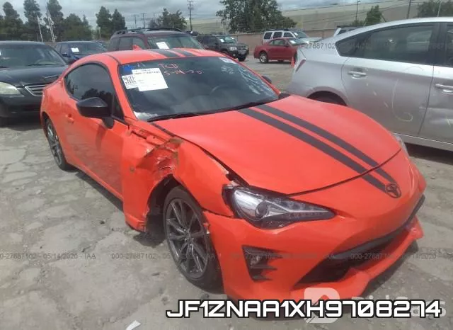 JF1ZNAA1XH9708274 2017 Toyota 86, Special Edition