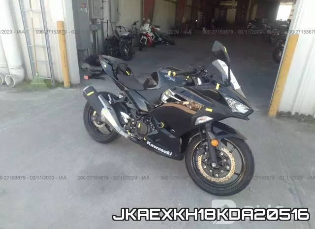 JKAEXKH18KDA20516 2019 Kawasaki EX400