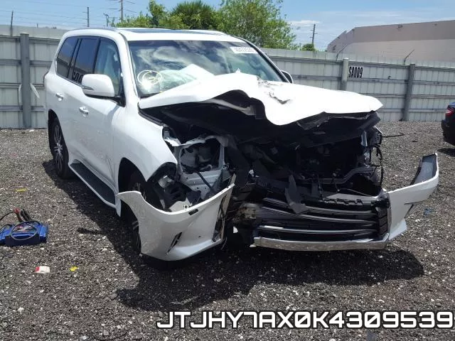 JTJHY7AX0K4309539 2019 Lexus LX, 570