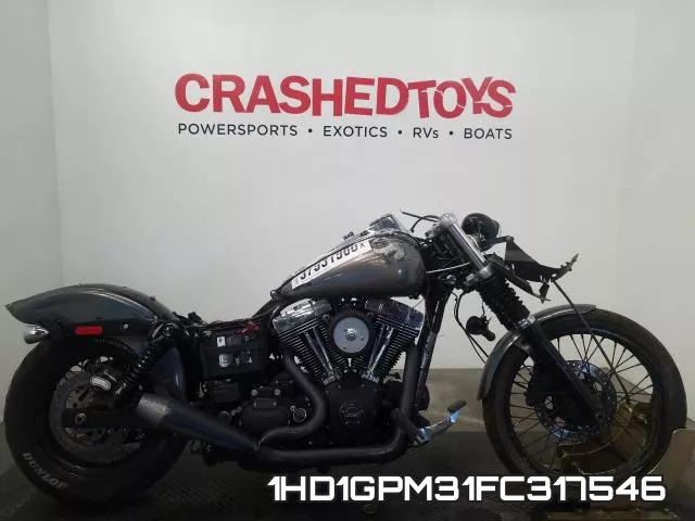 1HD1GPM31FC317546 2015 Harley-Davidson FXDWG, Dyna Wide Glide