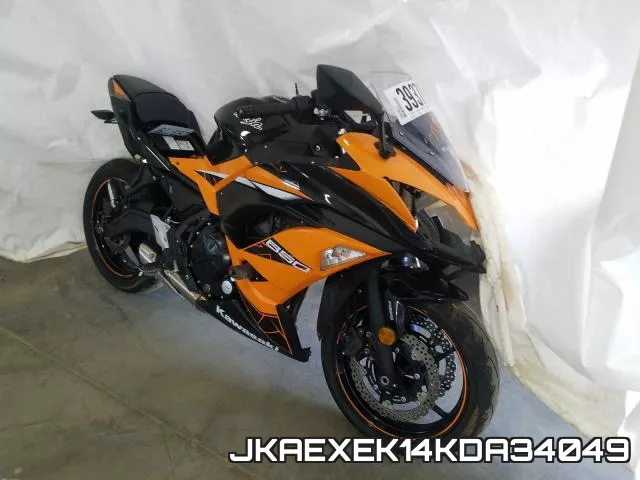 JKAEXEK14KDA34049 2019 Kawasaki EX650, F