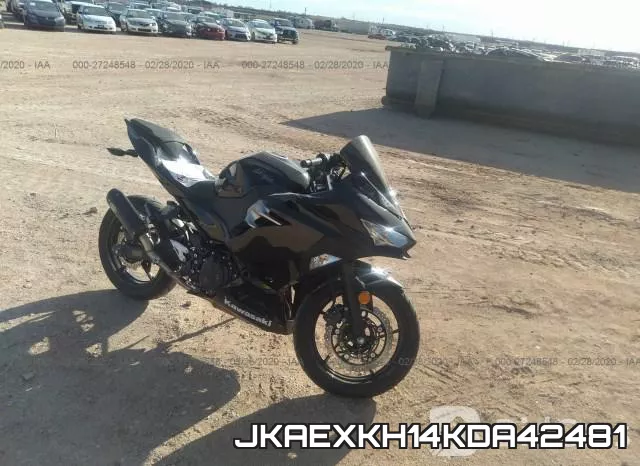 JKAEXKH14KDA42481 2019 Kawasaki EX400