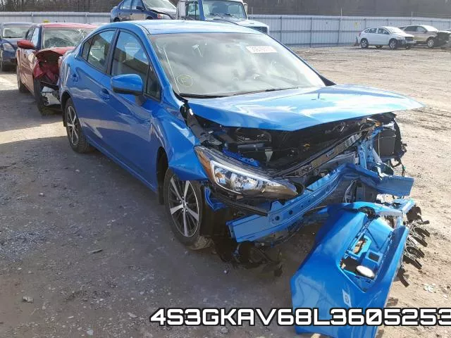 4S3GKAV68L3605253 2020 Subaru Impreza, Premium