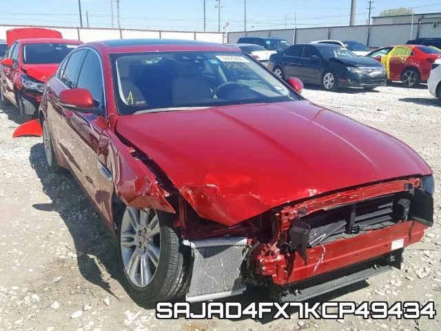 SAJAD4FX7KCP49434 2019 Jaguar XE, Premium