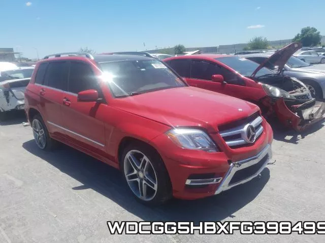 WDCGG5HBXFG398499 2015 Mercedes-Benz GLK-Class,  350
