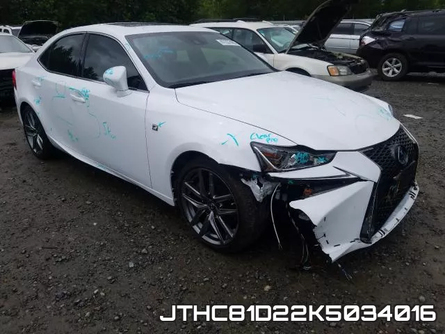 JTHC81D22K5034016 2019 Lexus IS, 300