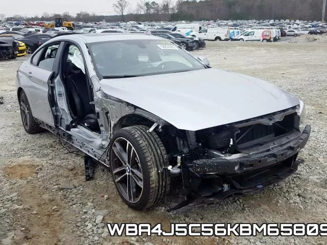 WBA4J5C56KBM65809 2019 BMW 4 Series, 440I Gran Coupe