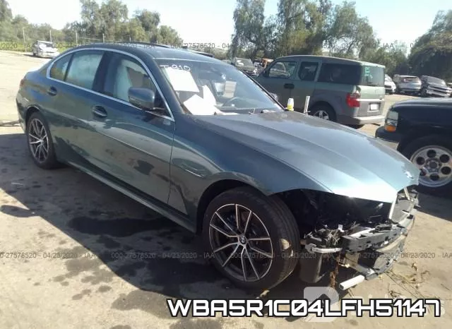 WBA5R1C04LFH51147 2020 BMW 3 Series, 330I