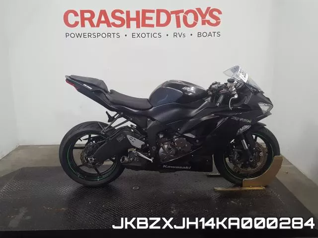 JKBZXJH14KA000284 2019 Kawasaki ZX636, K