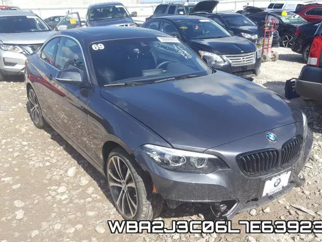 WBA2J3C06L7E63923 2020 BMW 2 Series, 230XI