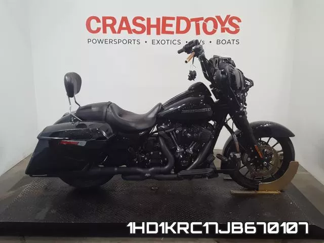 1HD1KRC17JB670107 2018 Harley-Davidson FLHXS, Street Glide Special