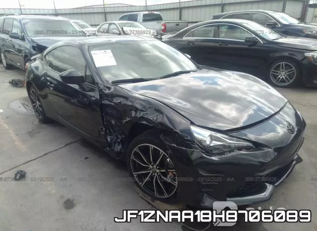 JF1ZNAA18H8706089 2017 Toyota 86, Special Edition