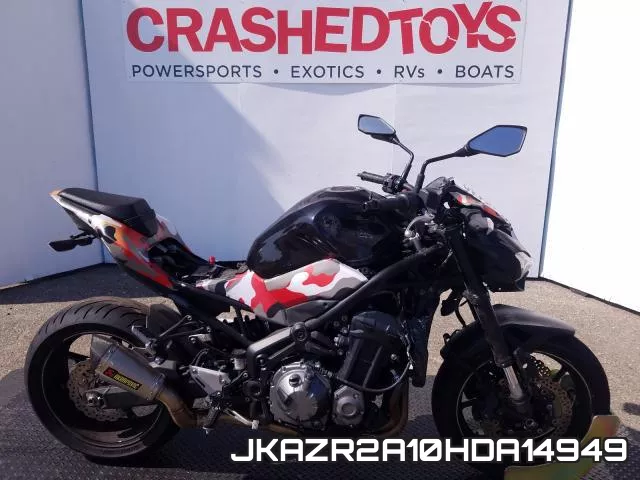 JKAZR2A10HDA14949 2017 Kawasaki ZR900