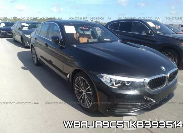 WBAJA9C57KB393514 2019 BMW 5 Series, 530E Iperformance